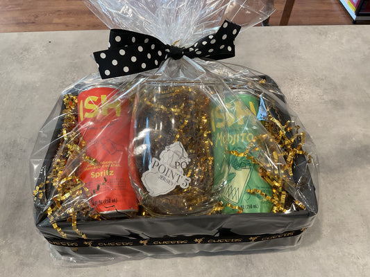 Holiday Ish Cans Gift Basket