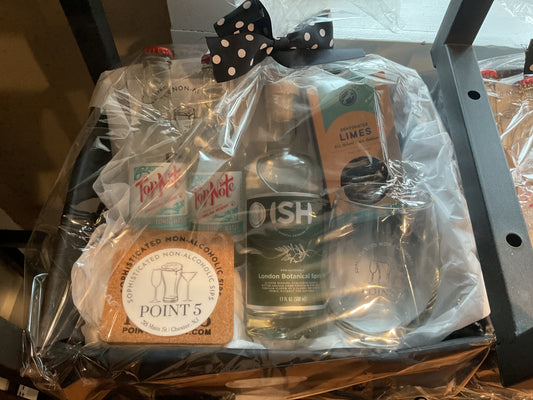 Holiday Ish Cocktail Gift Basket