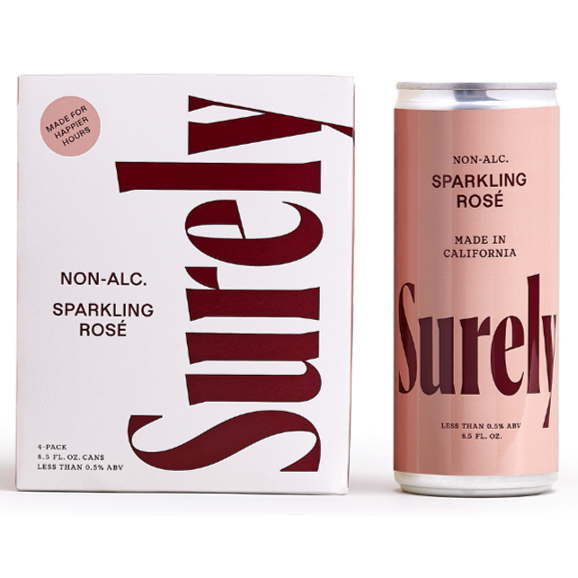 Surely - Sparkling Rose Cans (4 pack)