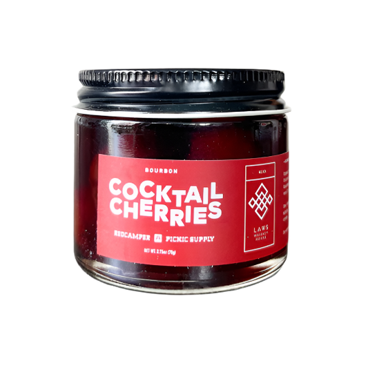 RedCamper - Bourbon Cocktail Cherries - Picnic Size (2.75oz)