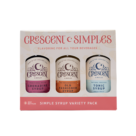 Crescent Simples - Bar Syrups 3 Pack Gift Box