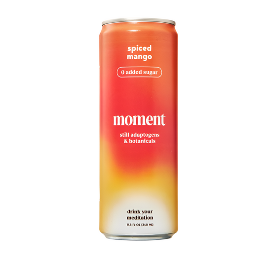 Moment - Spiced Mango Botanical Water (4 pack)