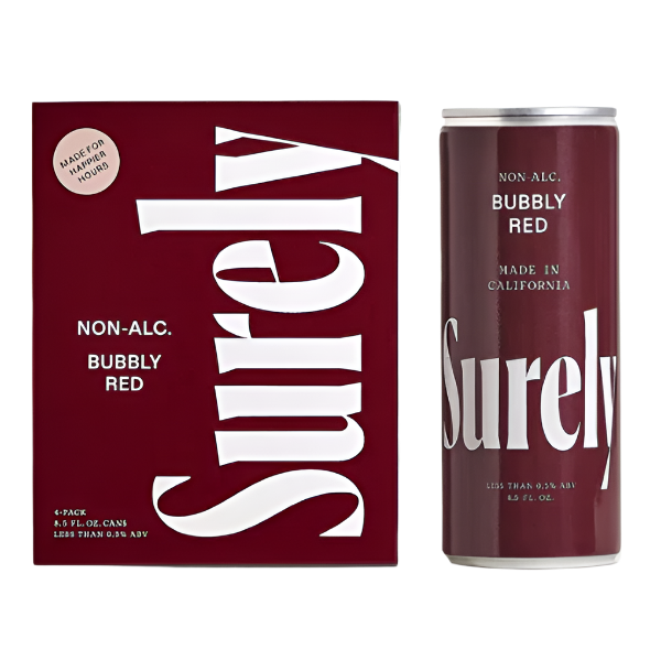 Surely - Bubbly Red Cans (4 pack)