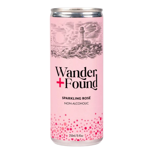 Wander + Found - Sparkling Rose Can (4 pack)